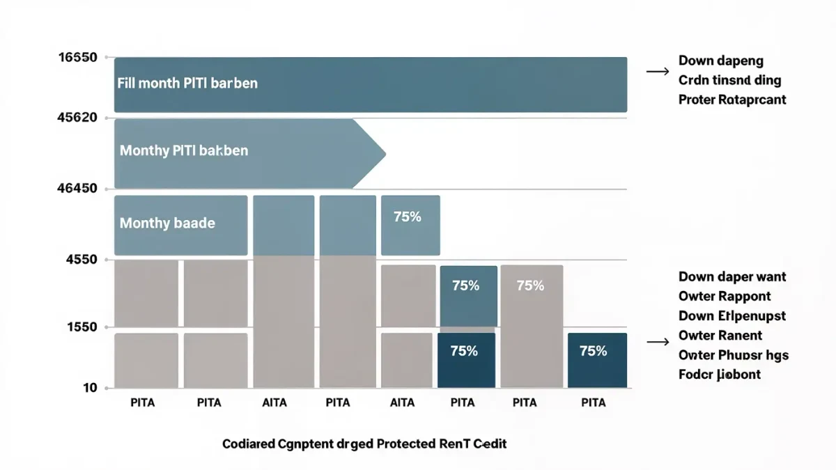 Infographic chart comparing duplex owner-occupied costs versus rent offset
