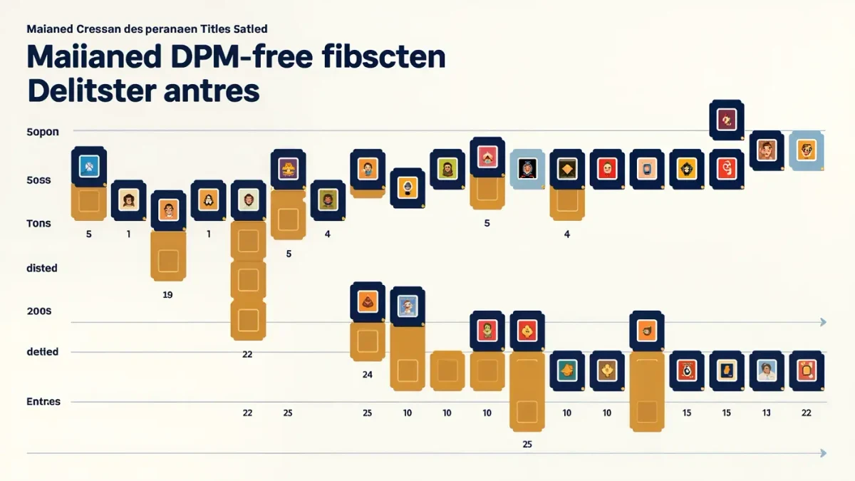 Infographic timeline of games kept playable versus delisted