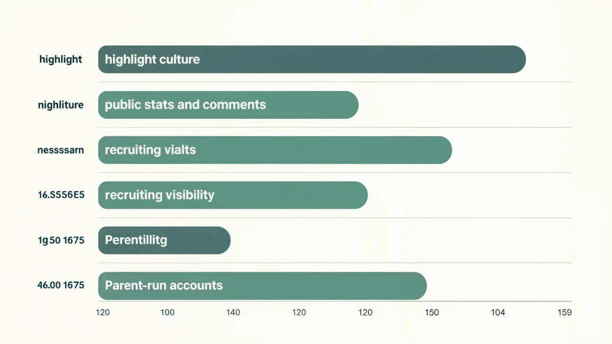 Editorial chart of pressures young athletes report online