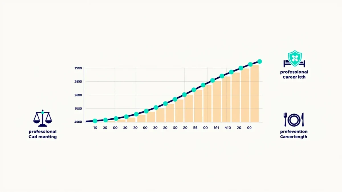 Infographic of career length trends and recovery factors