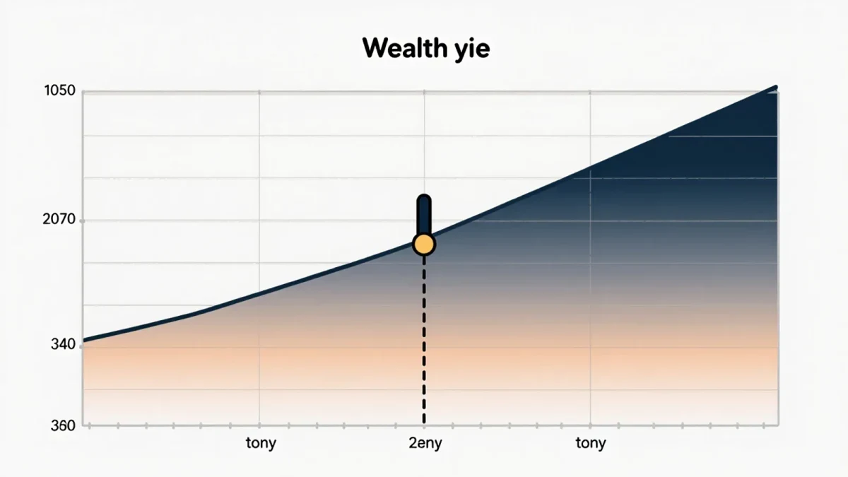 Infographic showing confidence ranges around a net worth estimate