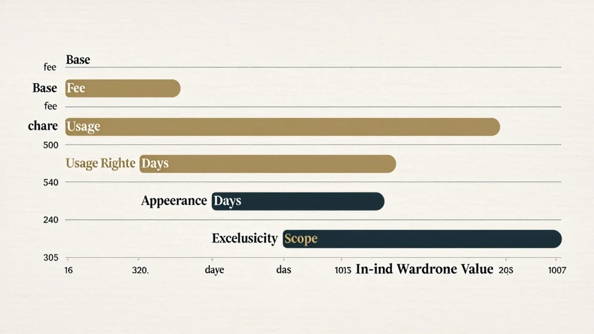 Editorial chart mapping ambassador contract terms by value