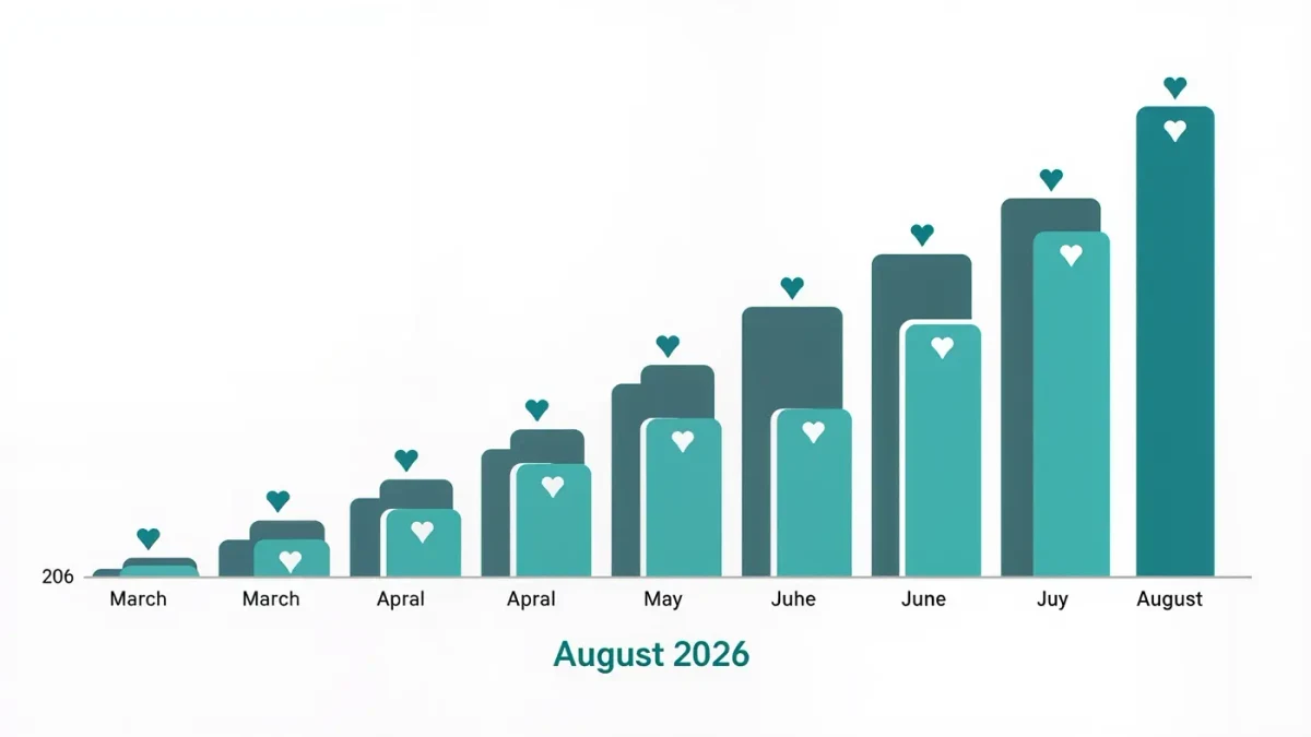 Bar chart infographic of major 2026 convention dates and attendance scales