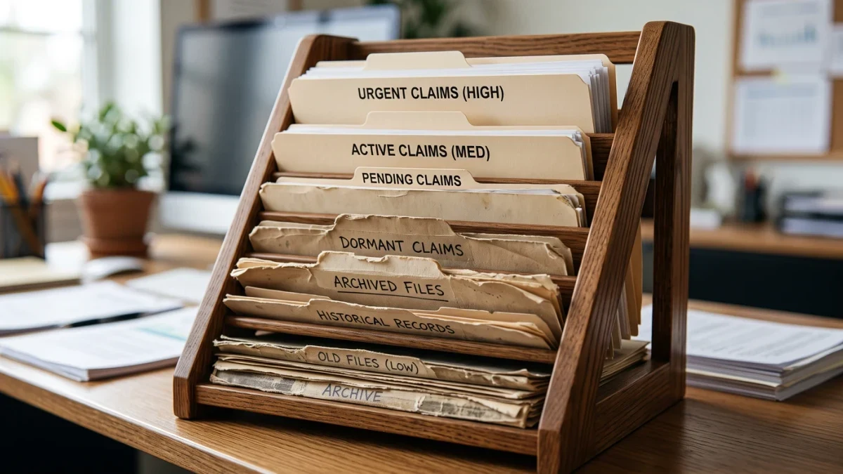 Priority ladder of bankruptcy claims chart
