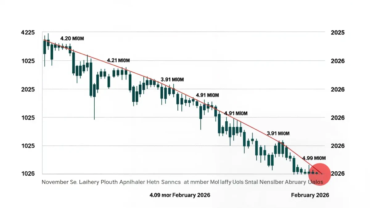 Chart of monthly existing-home sales annual rate