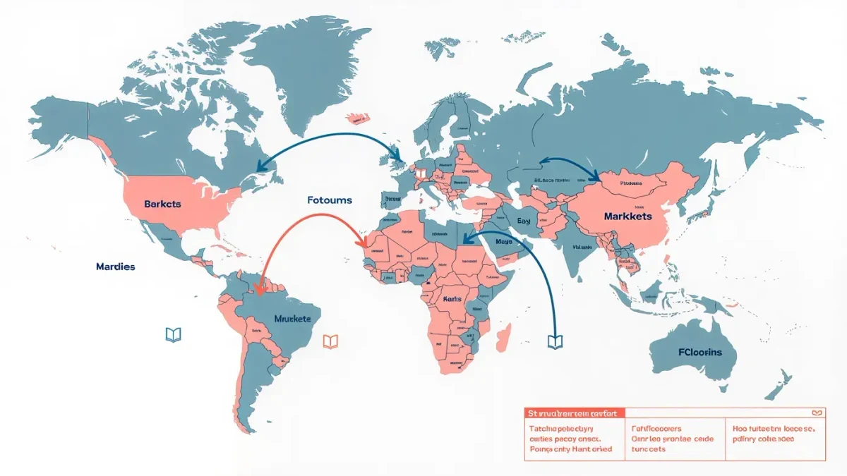 World map infographic of fiction translation flows between book markets