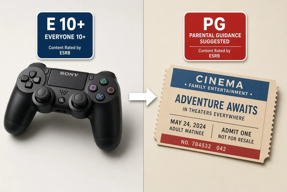 ESRB vs. MPA: How Game and Movie Age Ratings Actually Work