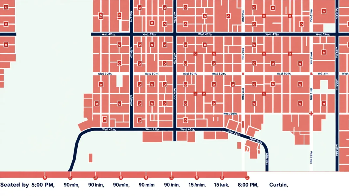Pre-theater dinner, solved: how to eat well around the Broadway houses without missing curtain