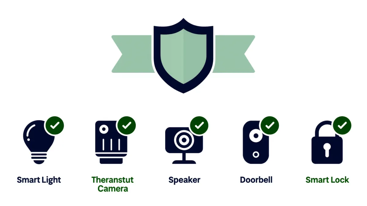 Infographic of security labels for smart home devices