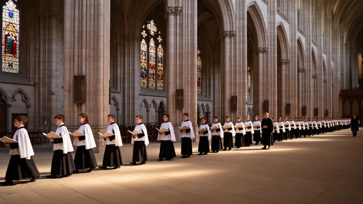 The children who sing England's cathedrals every day