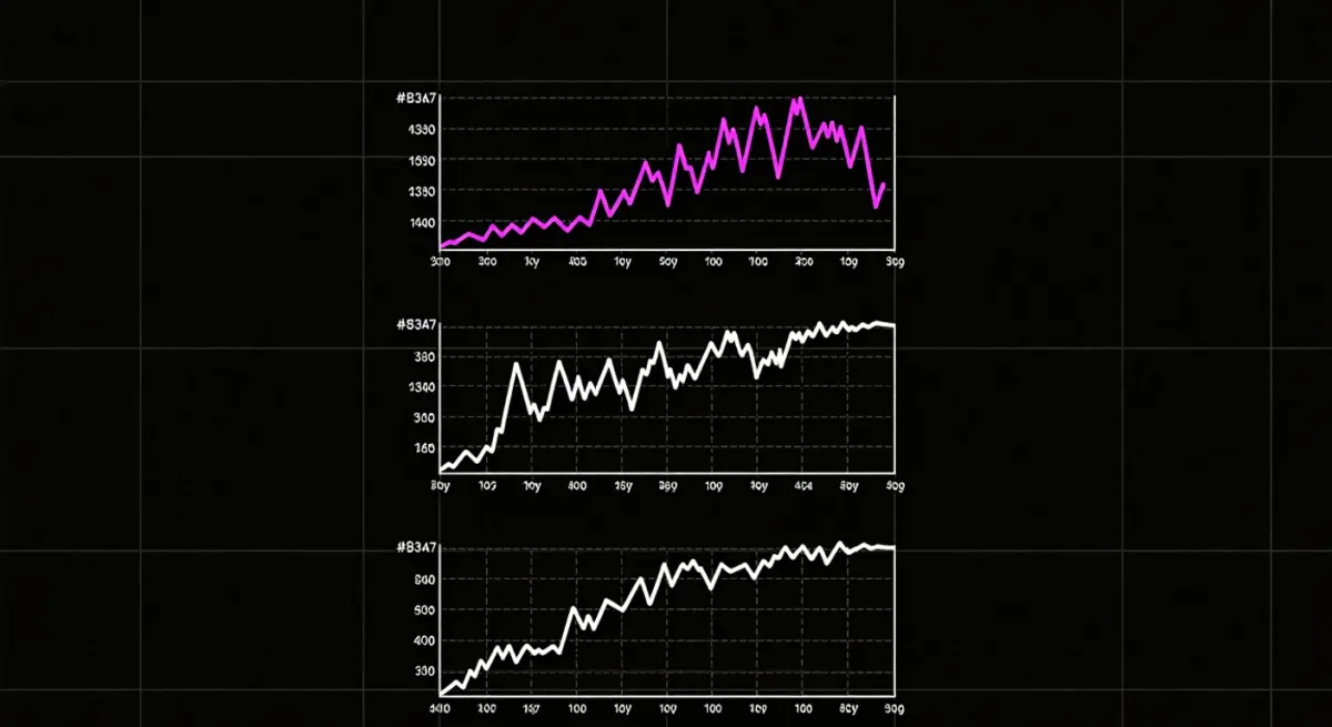 Flat infographic of diverging policy rate paths