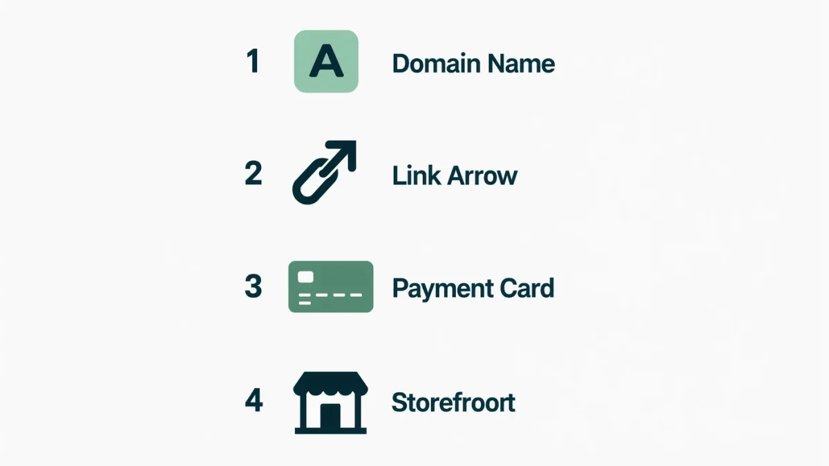 Checklist graphic of website security verification steps
