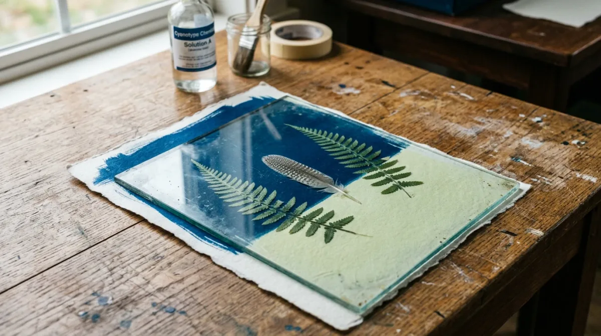 Cyanotype Turns Two Iron Salts and an Afternoon of Sunlight Into Unfading Prussian Blue