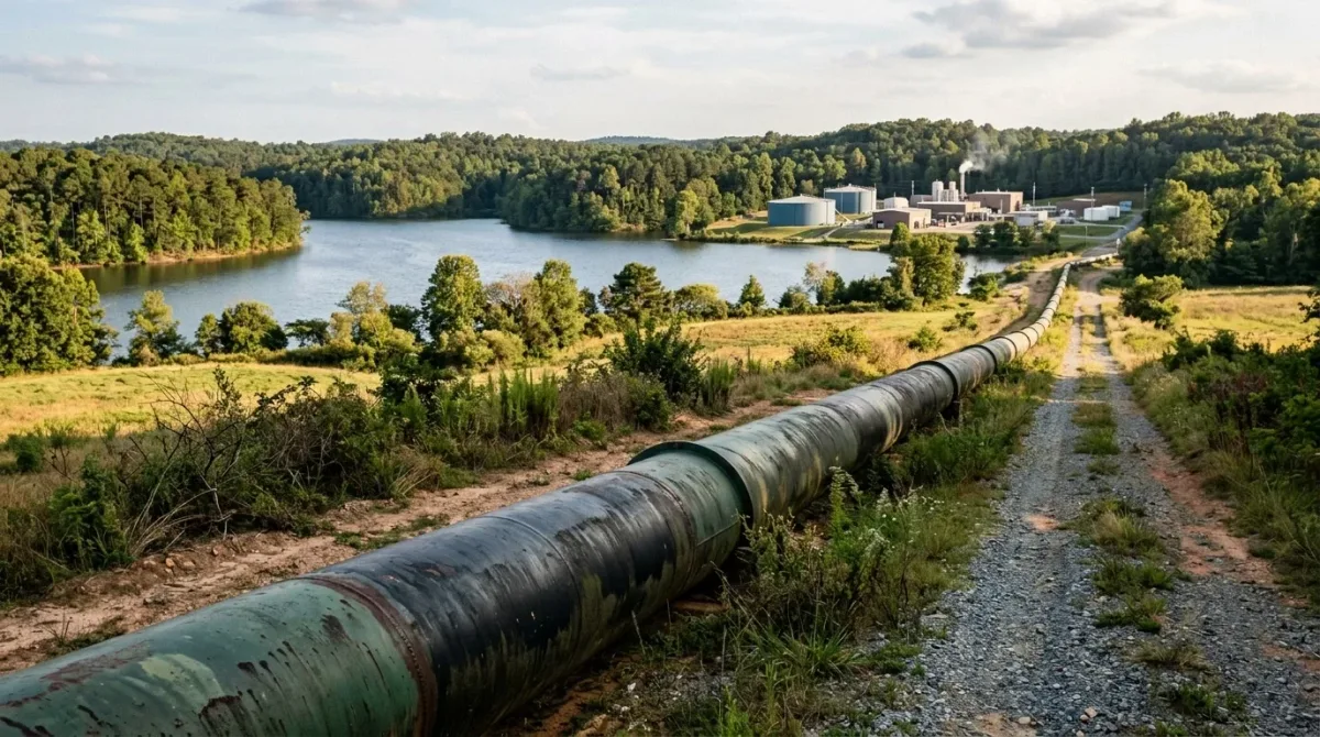 Union County's water comes from two rivers it does not touch
