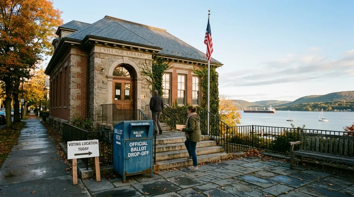 Who pays for Rockland County's public libraries?