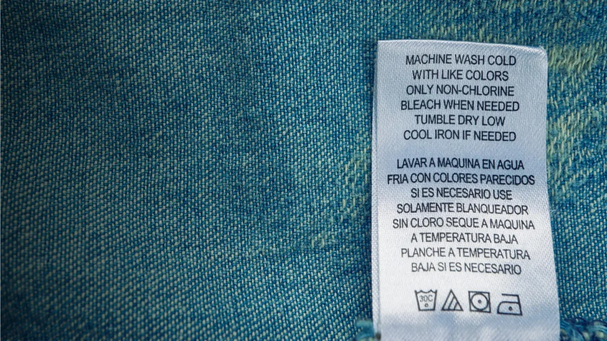 How Federal Rules Dictate Every Word on a Clothing Care Label