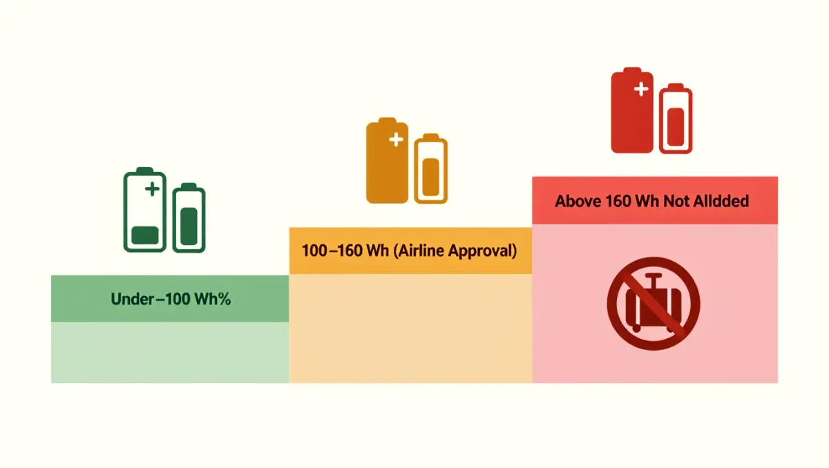 Power banks and airline rules compared: what 100 watt-hours means for your carry-on