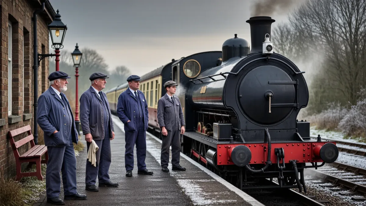 Volunteers returned a Yugoslav steam engine to a Dorset branch line