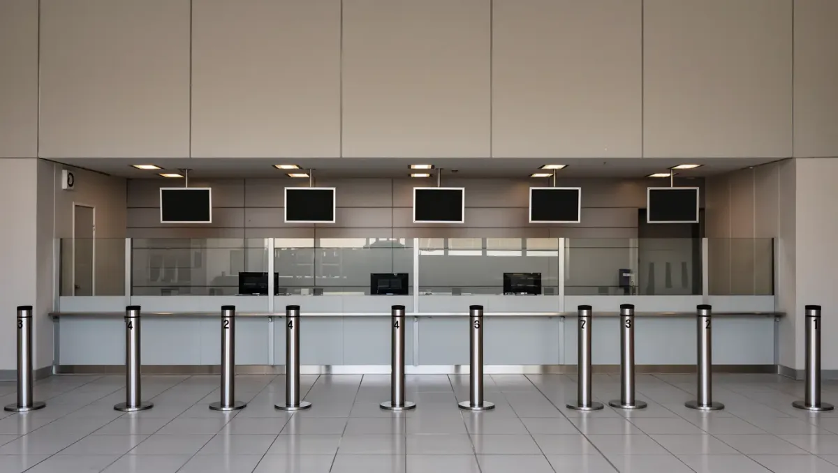Public counter of a federal agency intake office