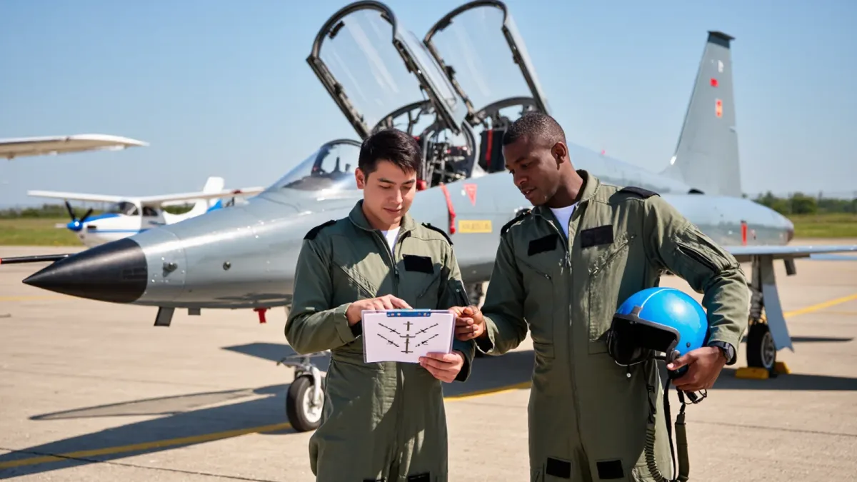 What a trainer aircraft pipeline decides about a fleet's pilot shortage