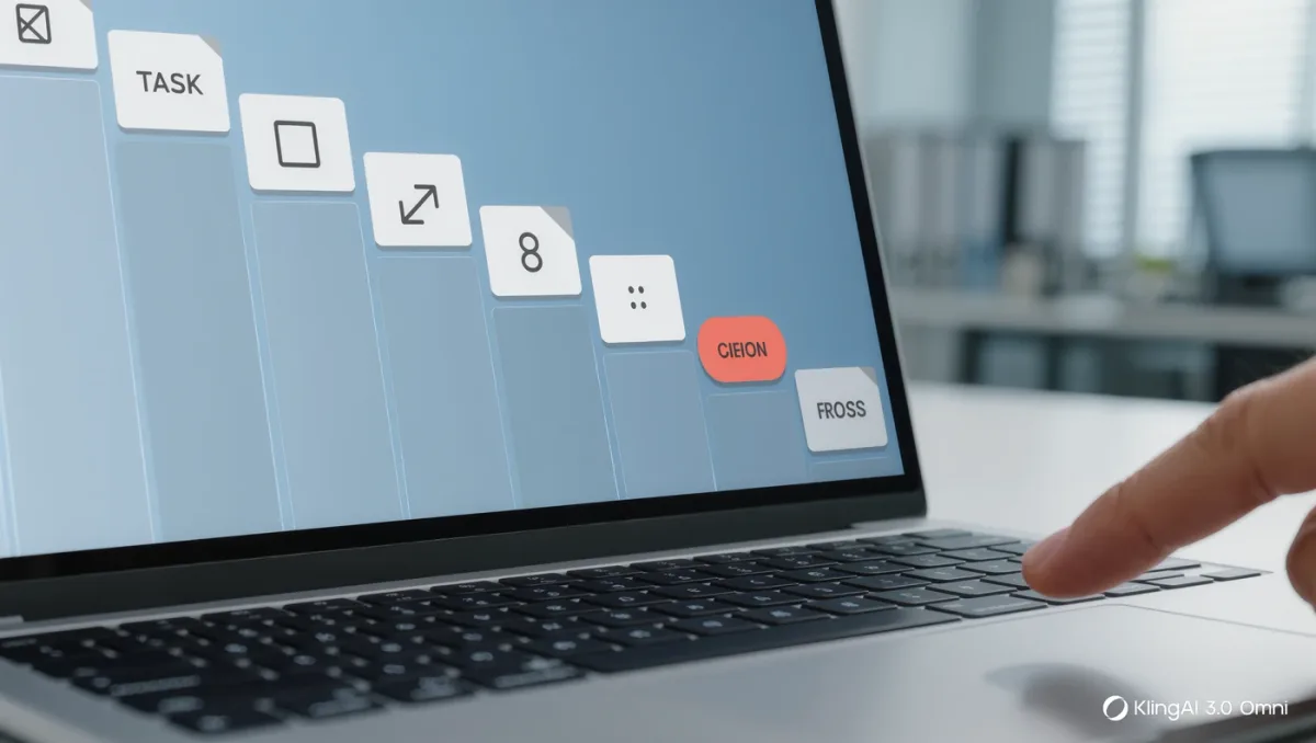 Close-up of a cursor hovering over an approval dialog on a work laptop