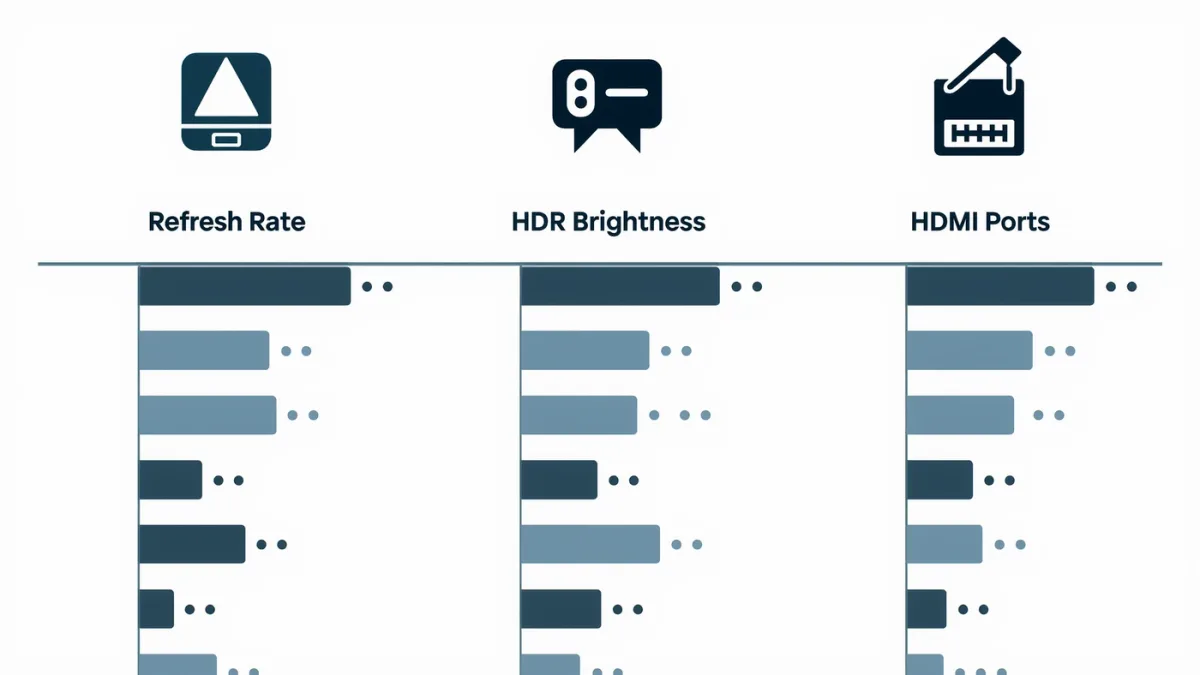 Chart decoding TV spec sheet terms into plain meanings