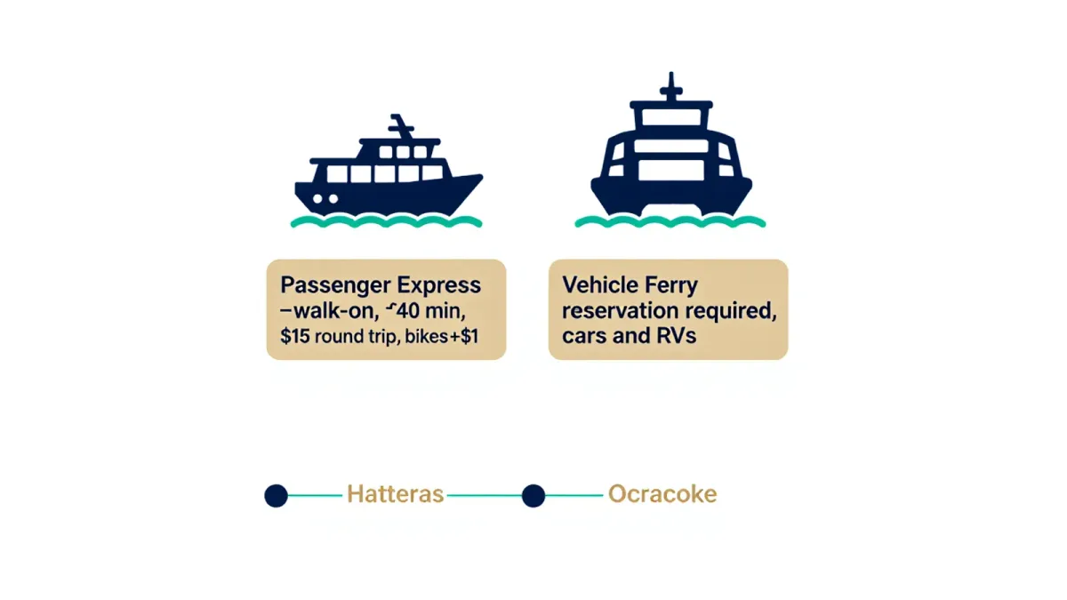 The Ocracoke Express Is Back: Hatteras-to-Ocracoke Passenger Ferry Season Underway