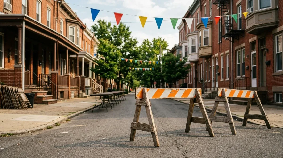 What It Takes To Close a Street In Jersey City For a Block Party
