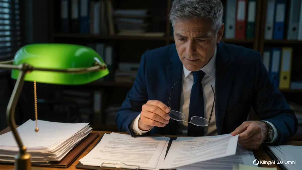 CFO reviewing loan covenant schedules with a lending term sheet