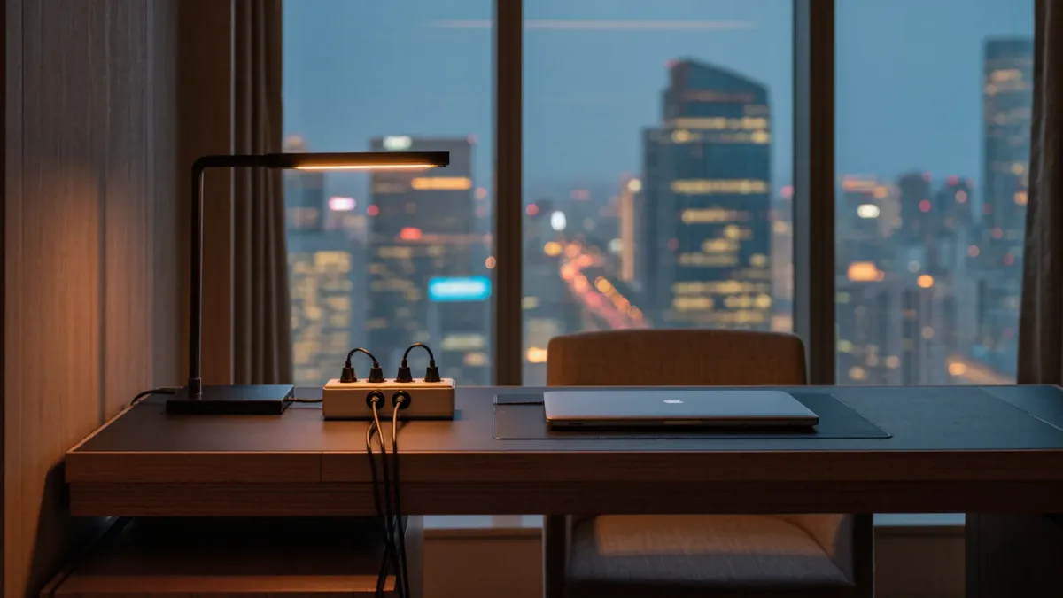 The business traveler's room: what actually matters on a work trip