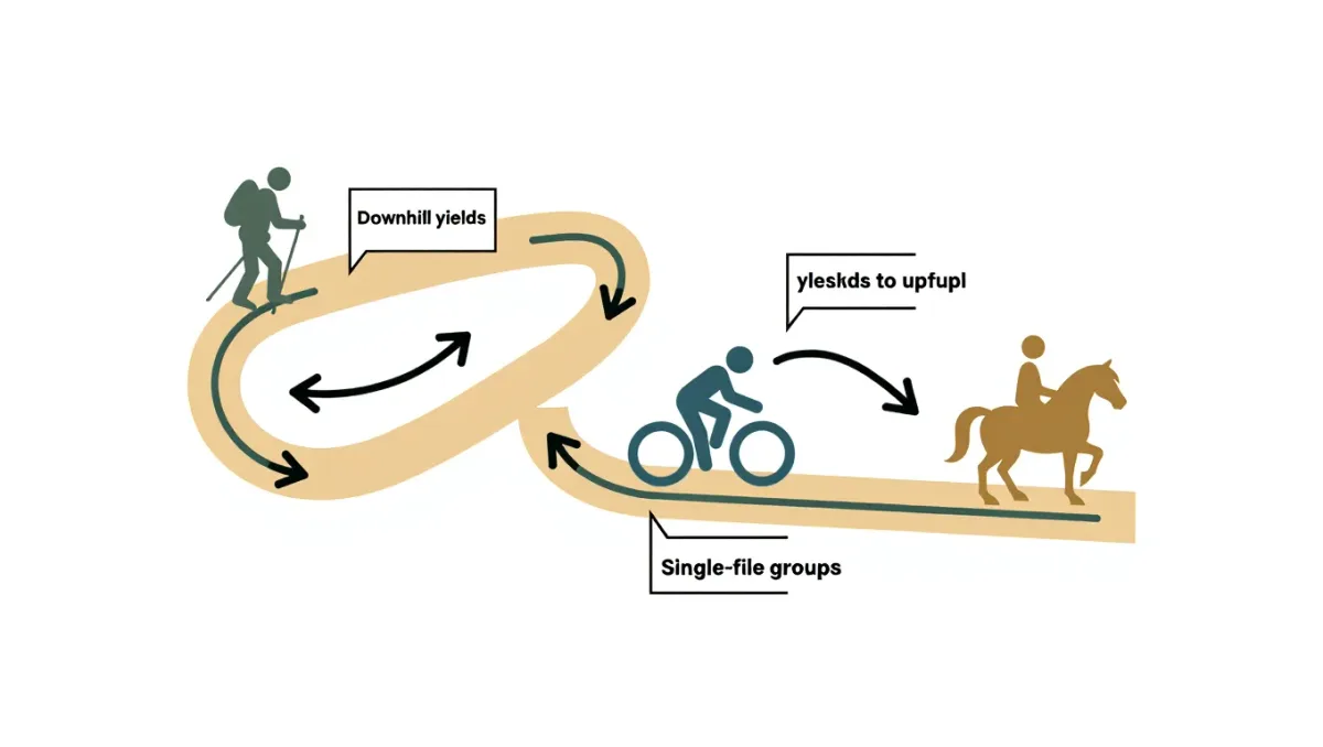 Trail Right of Way Rules: Who Yields to Whom on Shared Trails