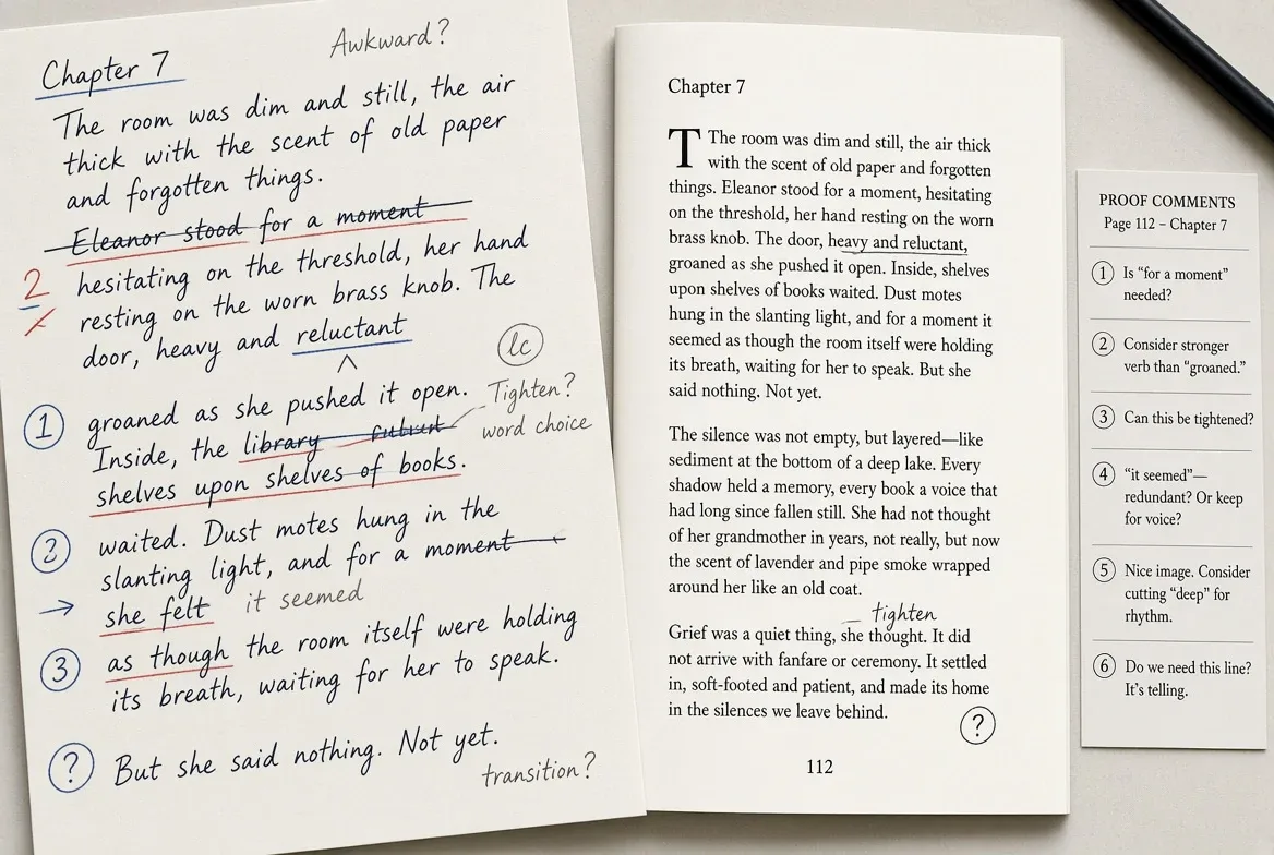 How a Manuscript Moves From Track Changes to a Typeset PDF