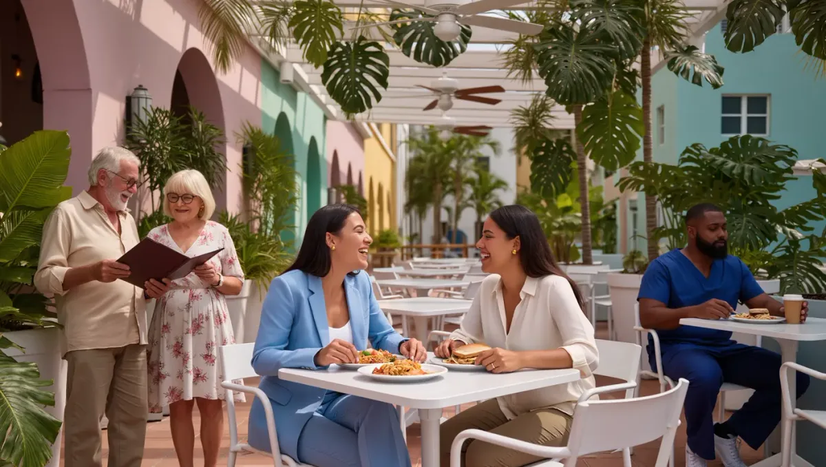 Lunch in Miami: what casual dining costs versus fine dining, line by line