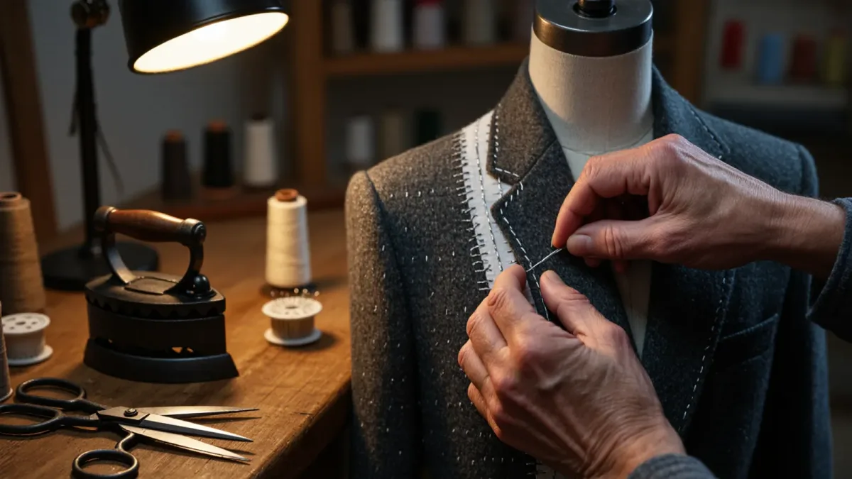 The Tailored Shoulder: Hair Canvas, Pad Stitching and a Jacket's Spine