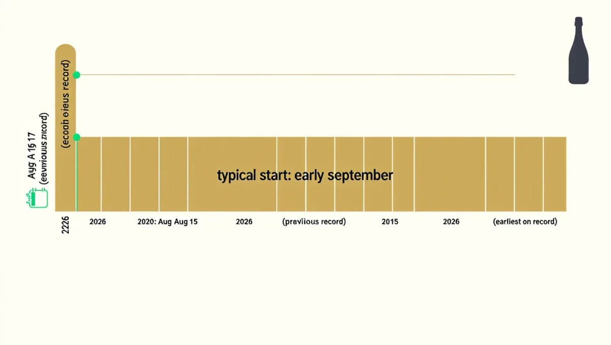 Champagne Prepares Its Earliest Harvest on Record, Opening August 15