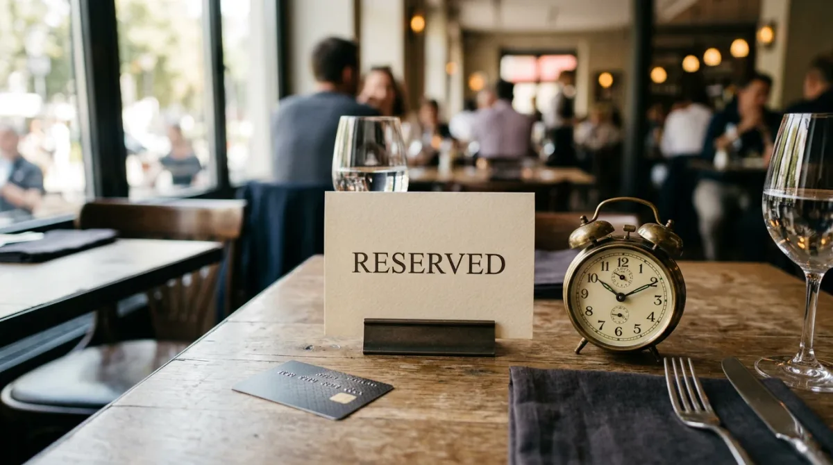How Restaurant Reservation Deposits and No-Show Fees Work