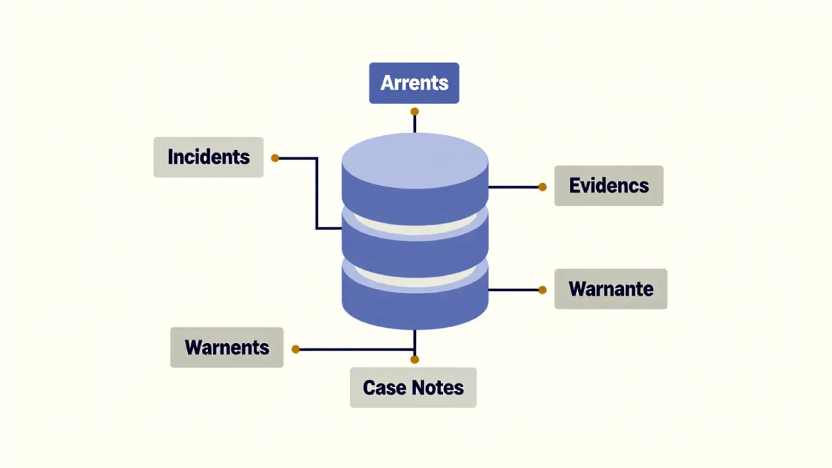 What police records management systems store, and why data quality varies