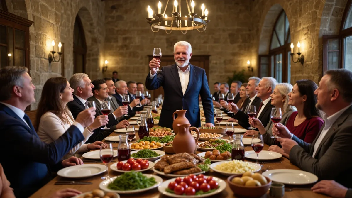 The order of a Georgian supra