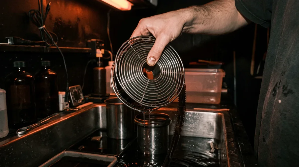 How Long Should You Wash Film Negatives After Fixing?