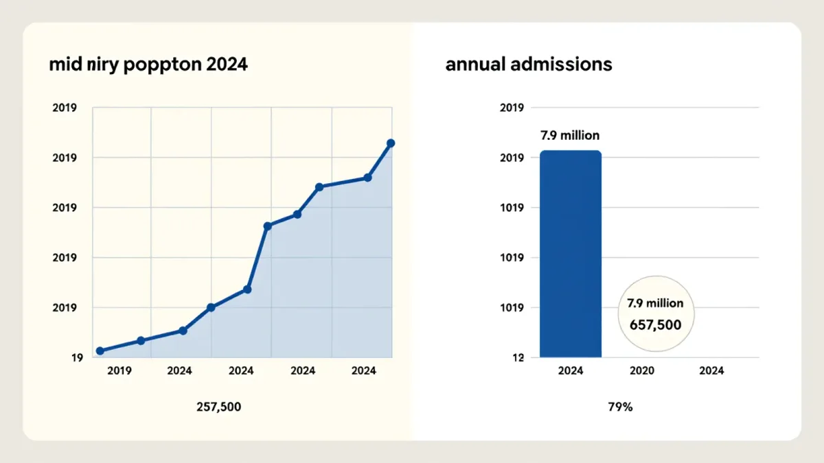 BJS preliminary data: local jails held 657,500 people at midyear 2024