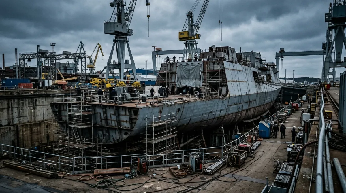 How A Navy Warship Moves From Keel To Commissioning
