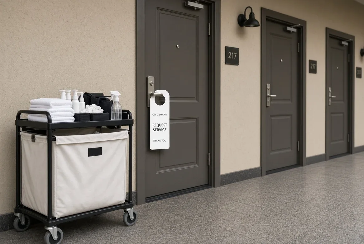 Housekeeping on request: what opt-out cleaning actually does to a hotel's labor line