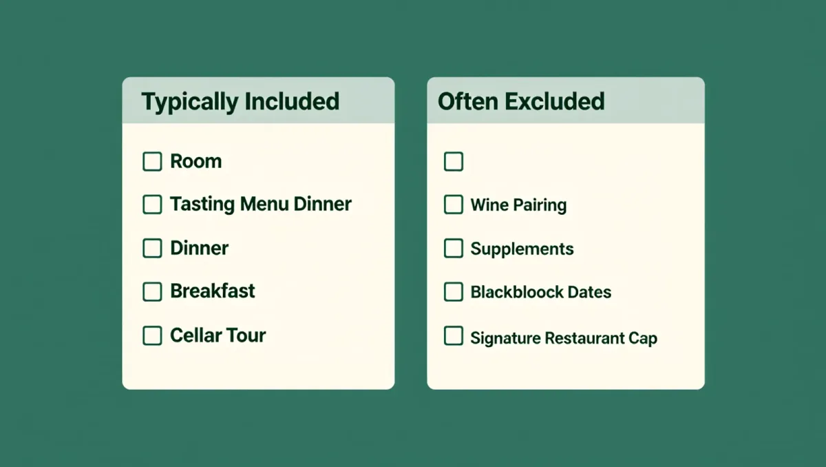 Dinner Included: What Hotel Gastronomic Packages Actually Cover, and What They Quietly Don't