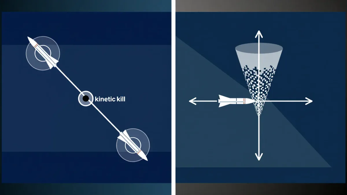 Hit-to-kill versus proximity fusing: the two ways an interceptor can end a threat