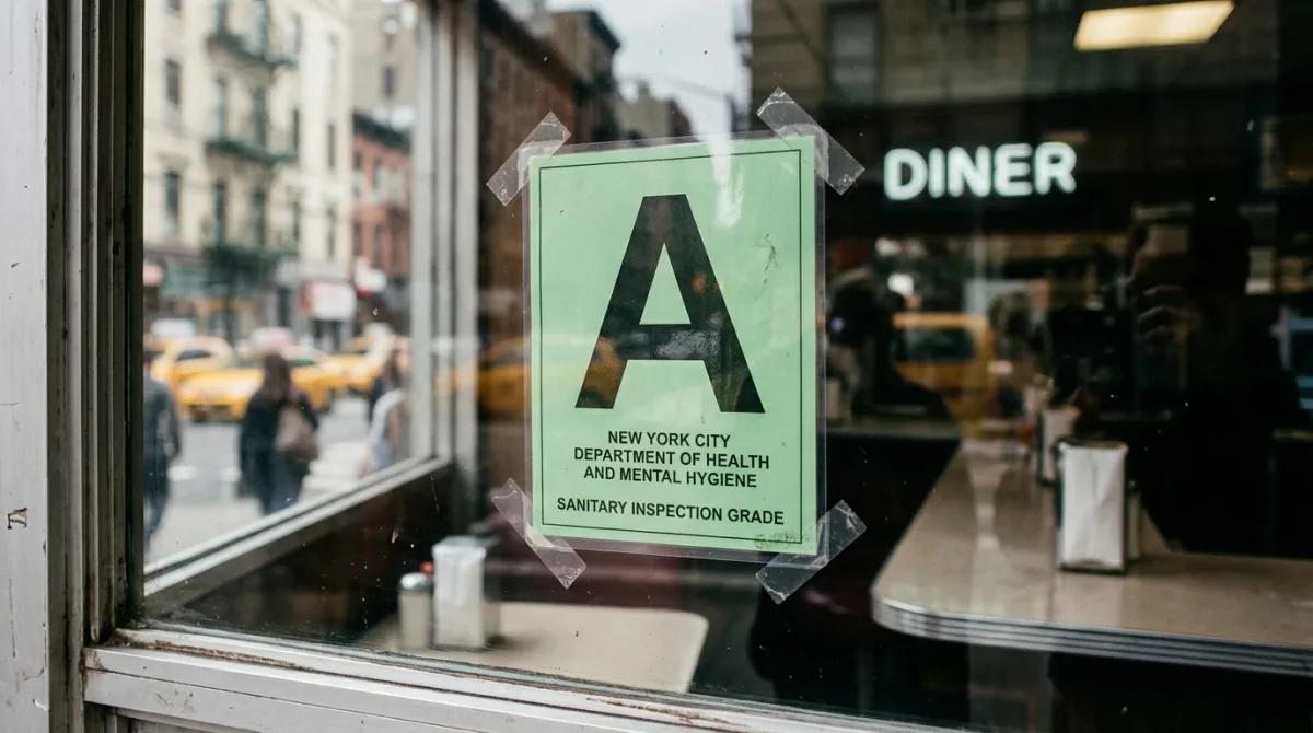 How a restaurant actually earns its A in New York City