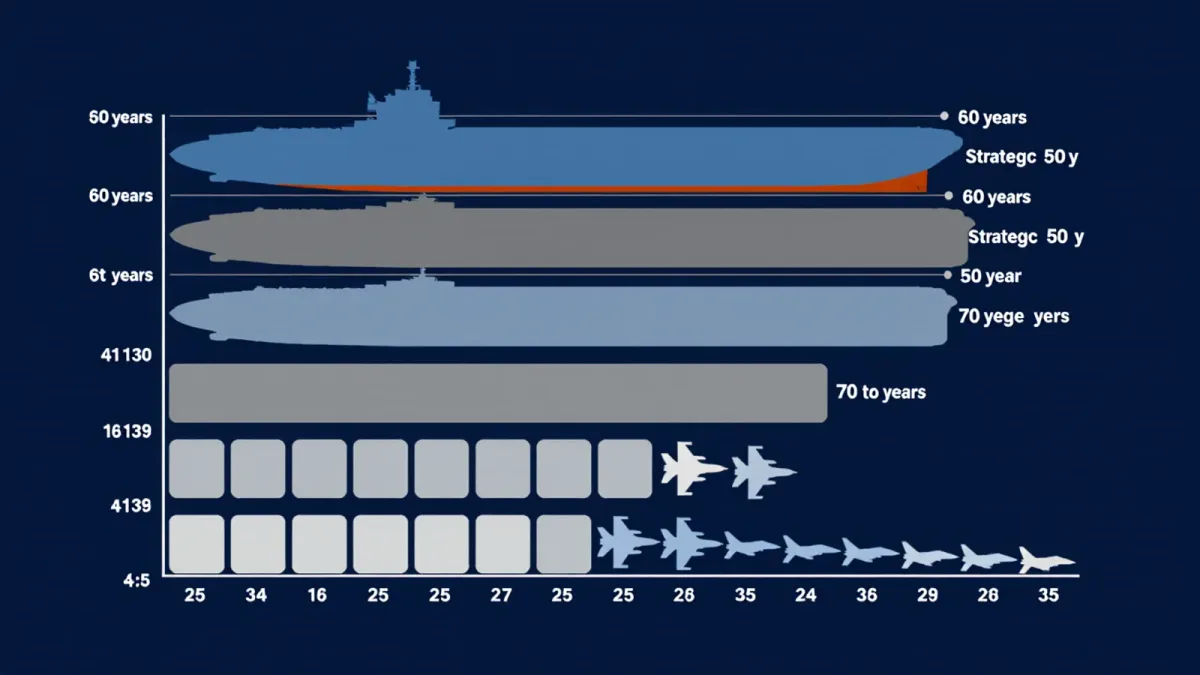 Why transport and tanker fleets age faster than fighters, per fleet data