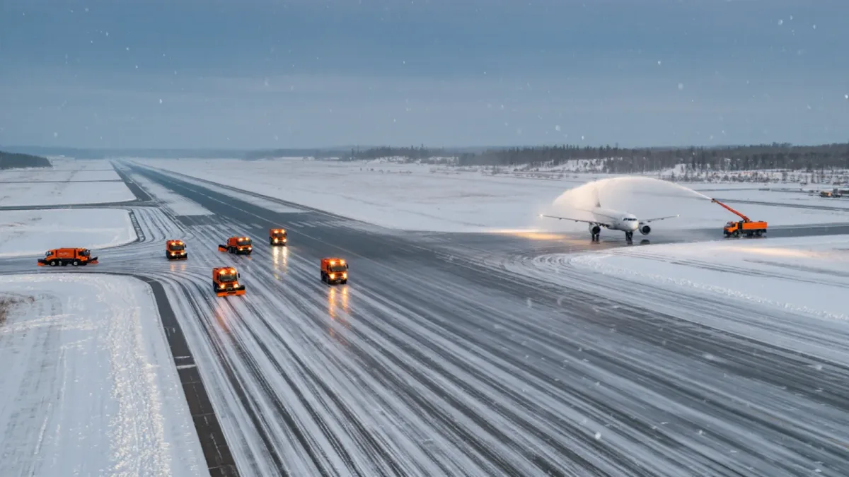 How Airports Keep Flights Moving in Snow: Deicing, Runway Clearing and Winter Ops