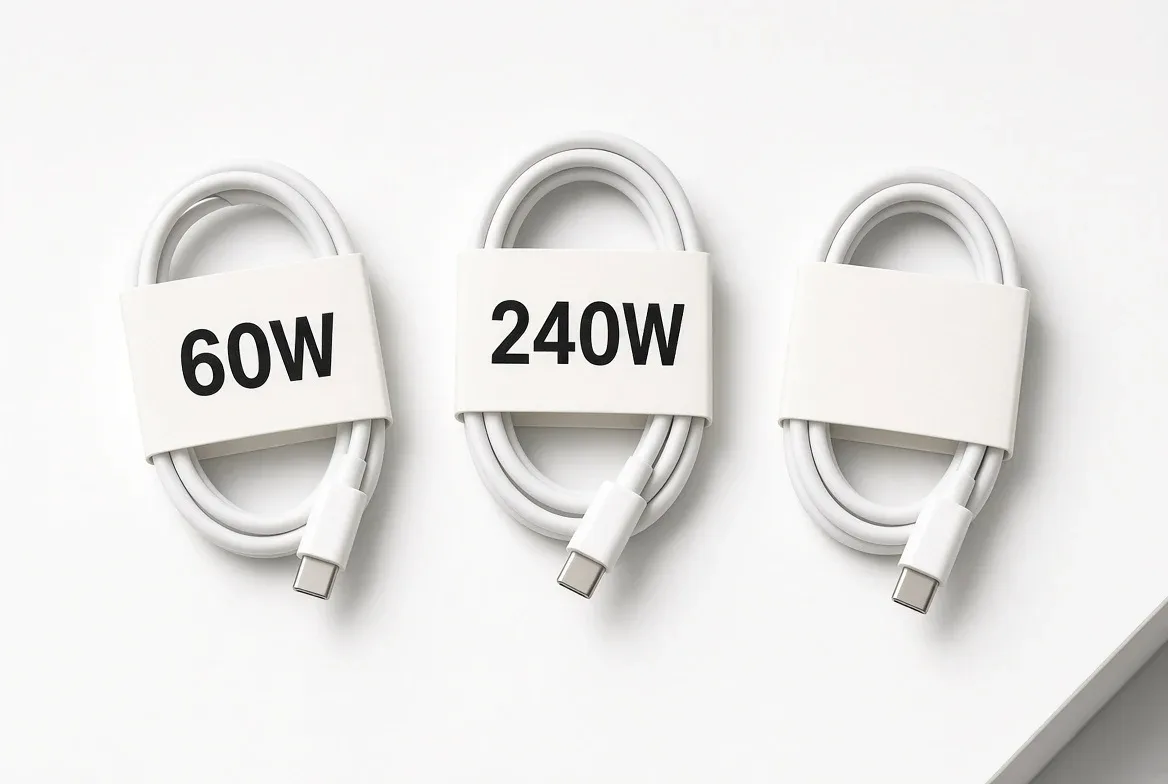 How to Choose a USB-C Cable: What the Watts and Logos Actually Mean