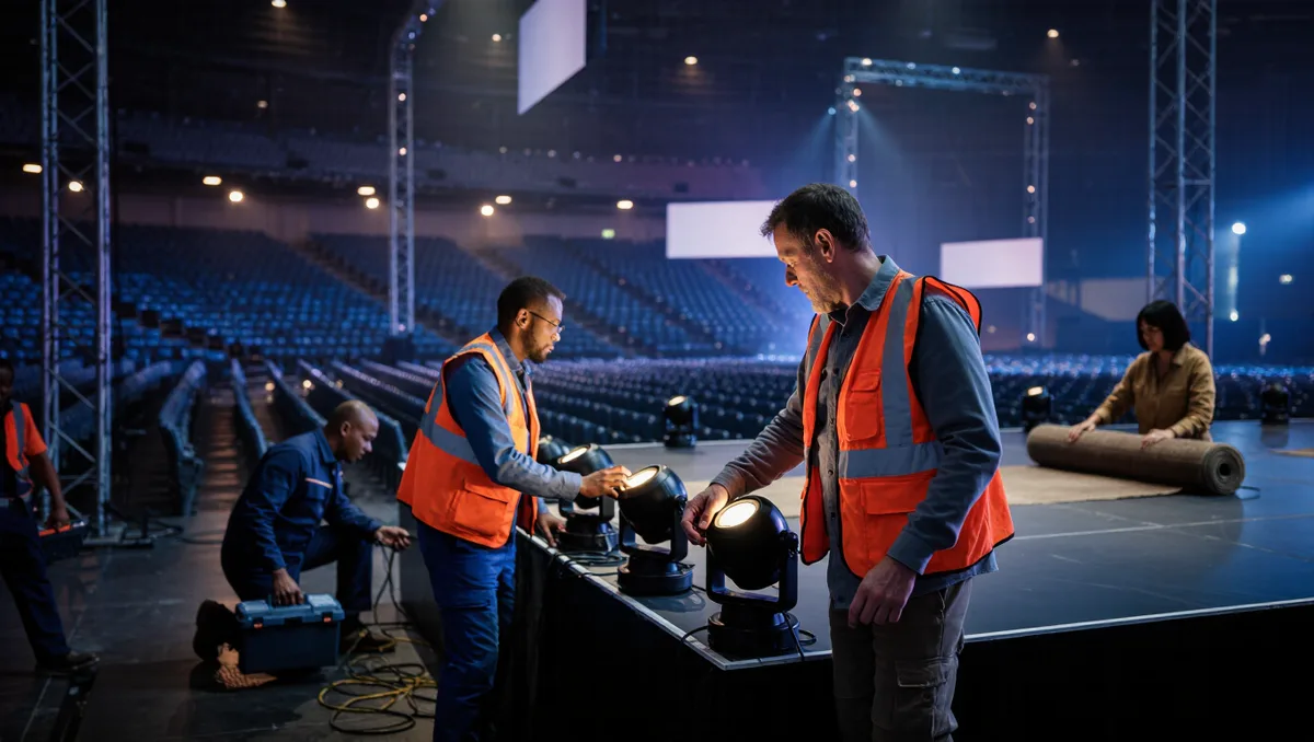 Behind the scenes of gaming conventions: who builds the floor you walk on