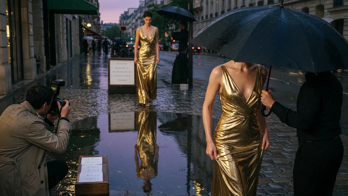 Paris Fashion Week's gold rush: defiance or distraction?